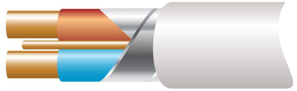 Cable, 2 Core Fire Resistant, 100m Reel