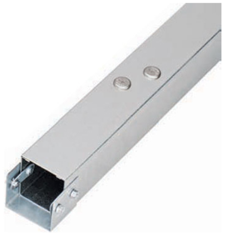 Trunking, 1 Compartment IP30/IP4X, c/w Lid & Coupler