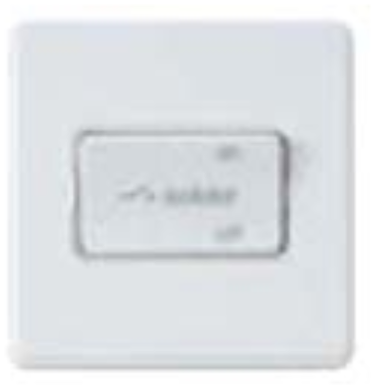 Frontplate, 1 Gang 10A 3 Pole Isolator Switch