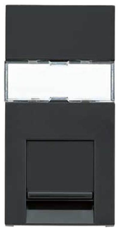 Socket, 1 Module Cat 5E RJ45