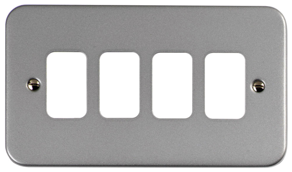 Grid Plate, 4 Gang