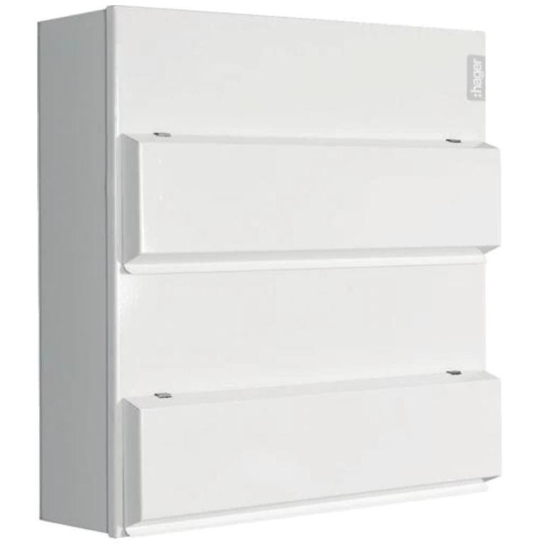 Hager VML11414 Con/Unit 14+14Way 100A