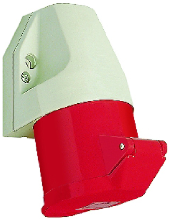 Socket, Wall 3P+N+E Top Entry IP44