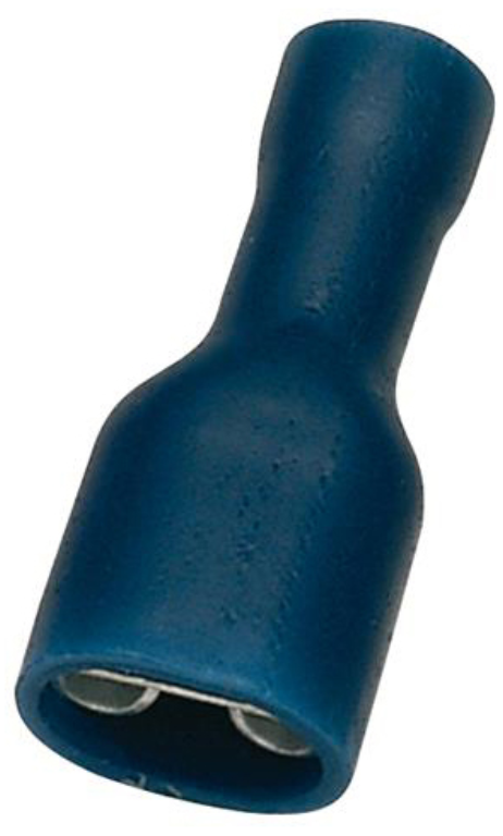 Terminal, Push-On Female Preinsulated, Pack 100