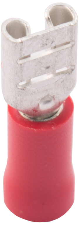 Terminal, Push-On Female Preinsulated, Pack 100