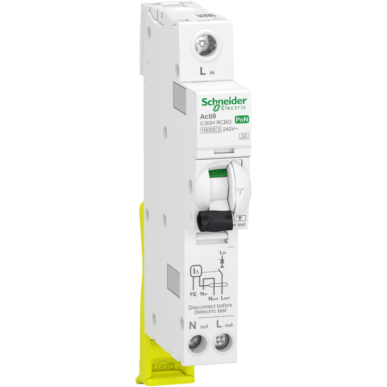 RCBO, iC60H SPN Class A Type B