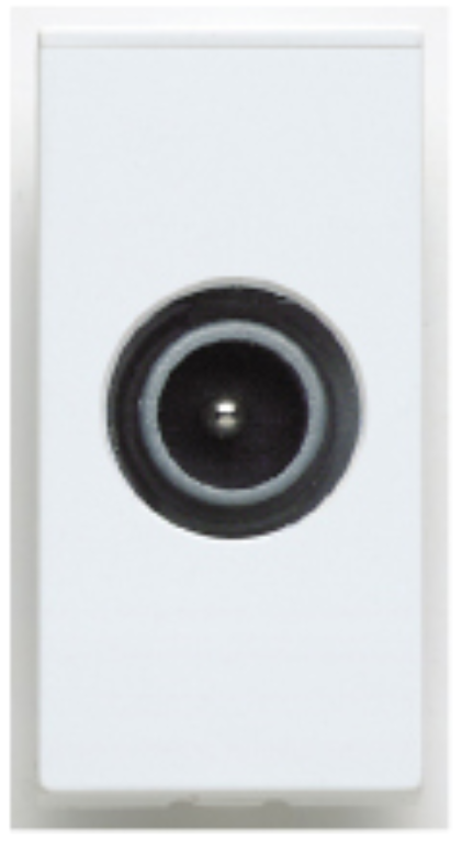 Socket, 1 Module Digital TV Non Isolated, Male