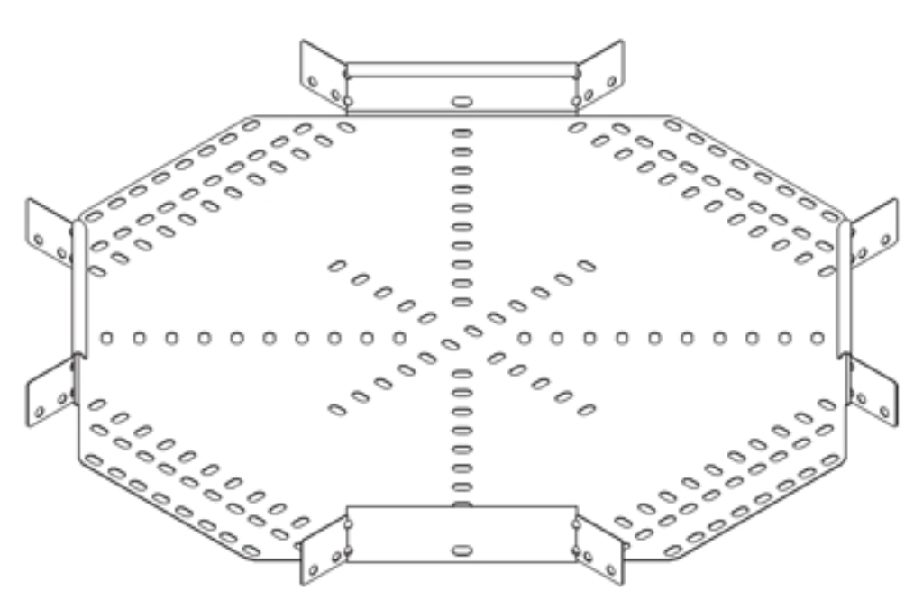 Metsec CTCO25/0075PG 4 Way Crossover