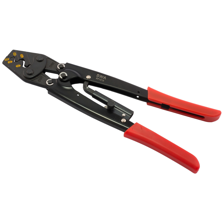 Crimping Tool, Ratchet, for Uninsulated Terminals
