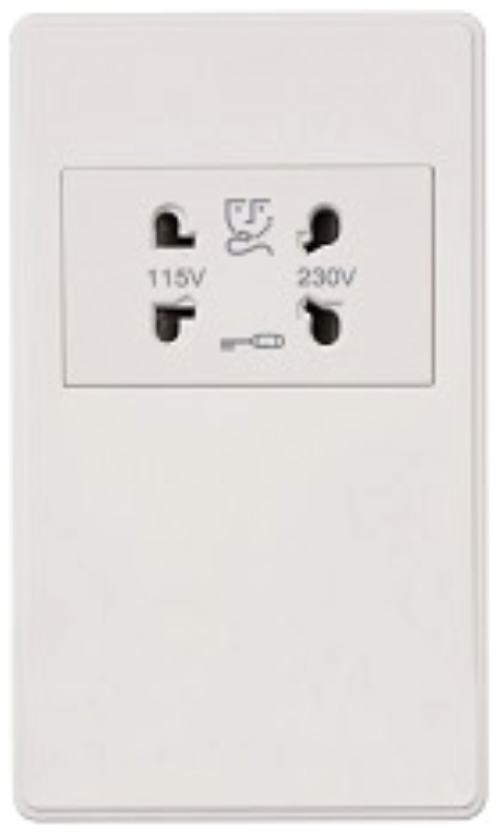 Frontplate, for Shaver Socket