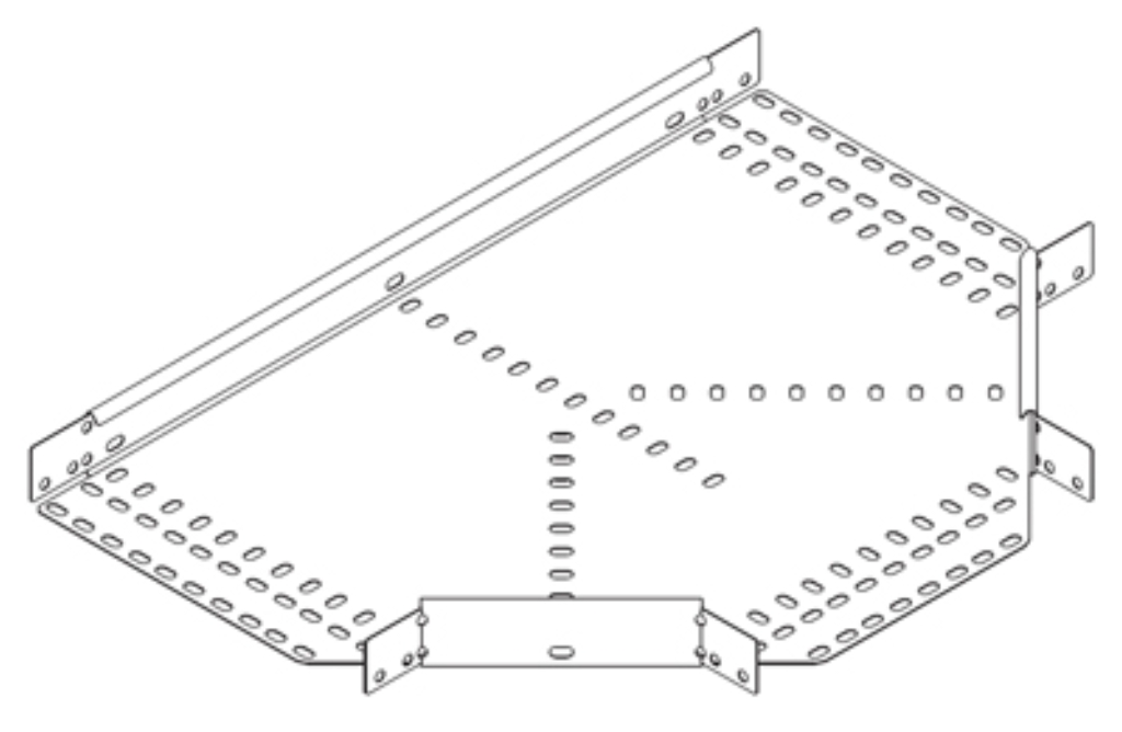 Metsec CTET25/0100HDG Equal Tee 100mm